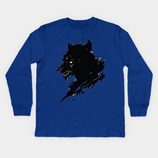 black bear Kids Long Sleeve T-Shirt